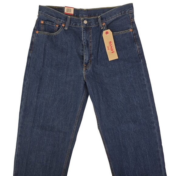 Levi's 550 Jeans Men's 36x32 Relaxed Fit Tapered Leg Blue Denim Classic Work NEW - Picture 3 of 6